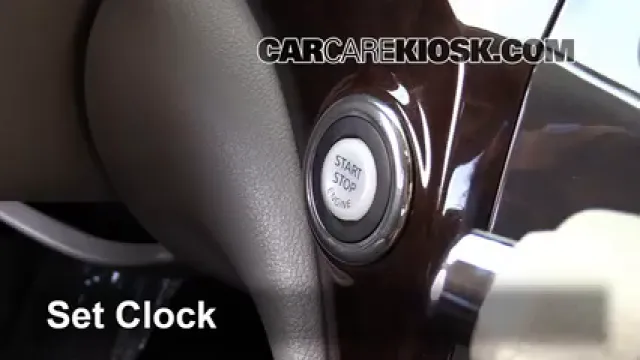 2012 Nissan Quest SV 3.5L V6 Reloj Fijar hora de reloj